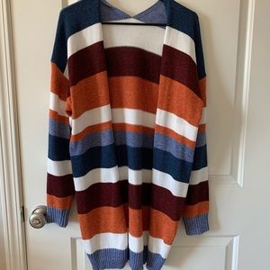 Striped cardigan